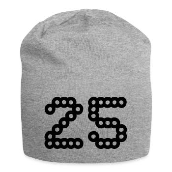 25. 25 YEARS. 25th ANNIVERSARY. 25 YEARS ANNIVERSARY. - Jersey Beanie - heather grey - Front