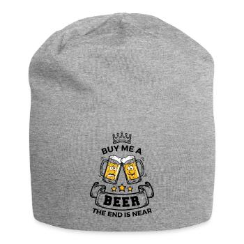 Durstiger Junggeselle Bierkrug - Jersey-Beanie - Grau meliert - Vorne