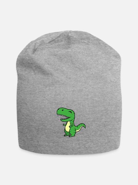 T-Rex - Jersey-Beanie - Grau meliert