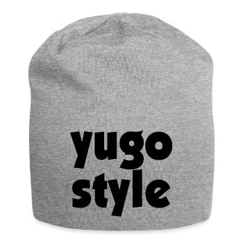 Yugo style - united style of Balkan - Jersey Beanie - heather grey - Front