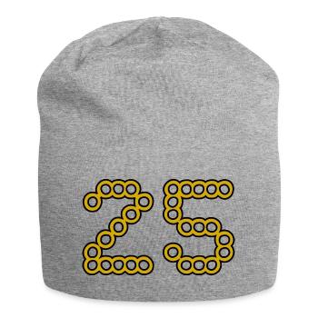 25. 25 YEARS. 25th ANNIVERSARY. 25 YEARS ANNIVERSARY. - Jersey Beanie - heather grey - Front
