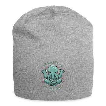 Namaste In The Madness - Jersey Beanie - heather grey - Front