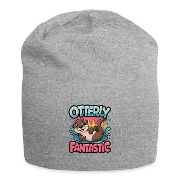 Otterly Fantastic - Jersey Beanie - heather grey - Front