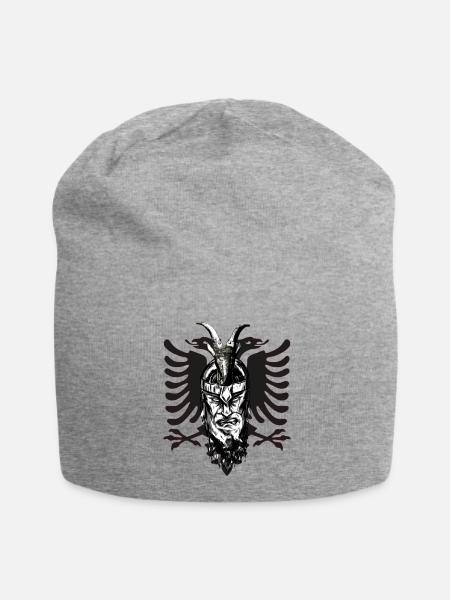 Skenderbeg Albanie Kosovo Idée cadeau - Bonnet en jersey - gris chiné