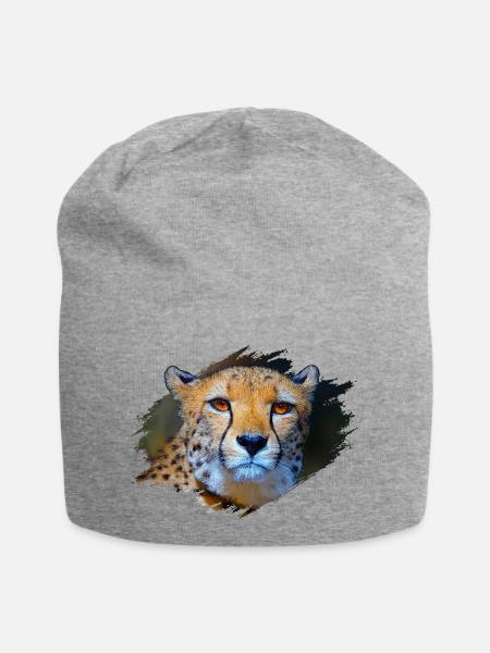 Gepard - Jersey-Beanie - Grau meliert