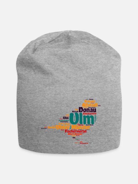 Ulmer Spatz - Jersey-Beanie - Grau meliert
