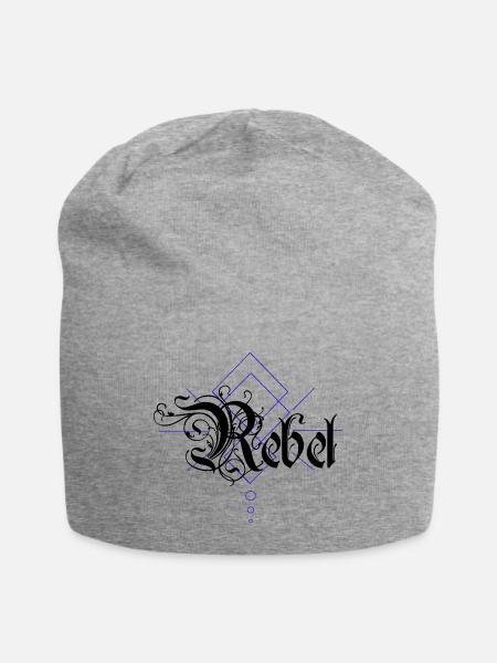 Rebel - Jersey Beanie - heather grey