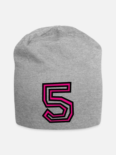 5 - Bonnet en jersey - gris chiné