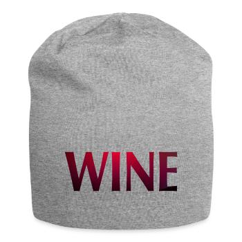 WINE - Jersey-Beanie - Grau meliert - Vorne