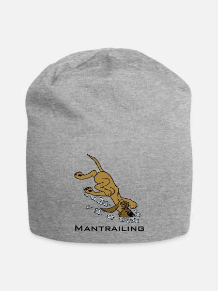 Mantrailing - Jersey-Beanie - Grau meliert