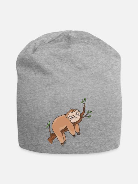 sloth - Jersey Beanie - heather grey