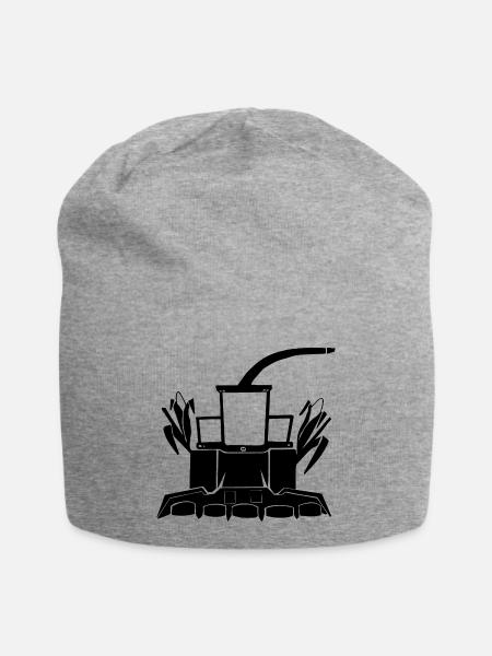 Design Häcksler - Jersey-Beanie - Grau meliert
