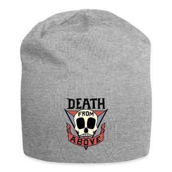 Death from above! - For light background! - Jersey Beanie - heather grey - Front