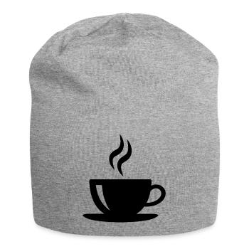 Coffee cup - Jersey Beanie - heather grey - Front