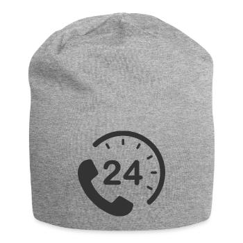 24/7 h Service - Jersey-Beanie - Grau meliert - Vorne