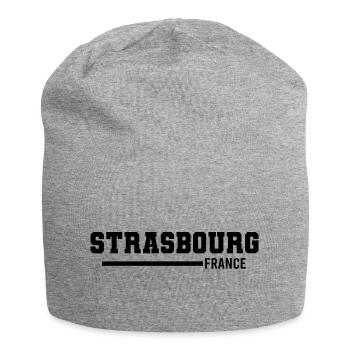 Strasbourg | France - Jersey Beanie - heather grey - Front