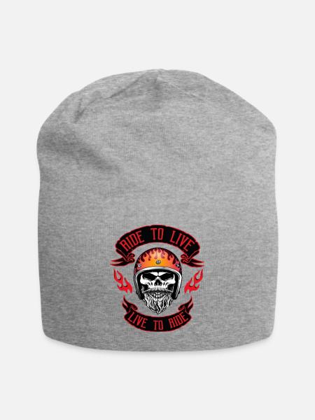 RIDE to LIVE - Jersey Beanie - heather grey