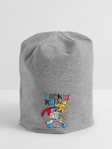 Asterix & Obelix Troubadix Singt Rock'N'Roll - Jersey-Beanie - Grau meliert - Vorne