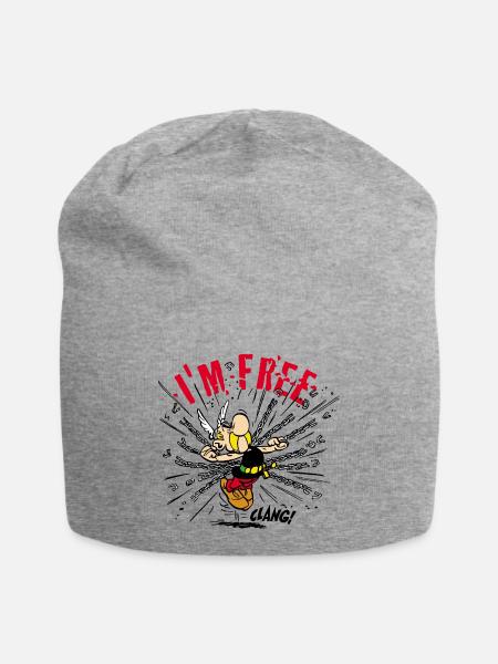 Asterix & Obelix - Asterix 'I'm Free' - Jersey Beanie - heather grey