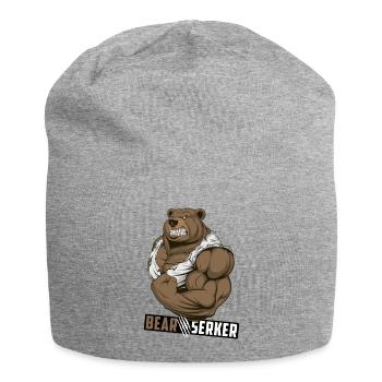 Bearserker - Jersey Beanie - heather grey - Front