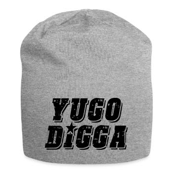 yugo digga - united style of Balkan - Jersey Beanie - heather grey - Front