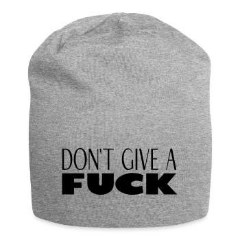 F*ck Your Expectations – Trag, was du willst - Jersey-Beanie - Grau meliert - Vorne