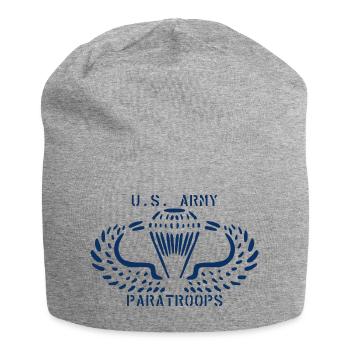 AVM Airborne Wing USA WWII v2024mnd09 USflagBlau - Jersey-Beanie - Grau meliert - Vorne