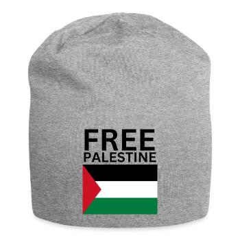Free palestine flag | Gaza - Jersey-Beanie - Grau meliert - Vorne
