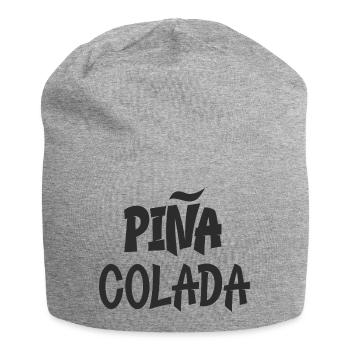 Pina Colada Schriftzug Mittelamerika Südamerika - Jersey-Beanie - Grau meliert - Vorne