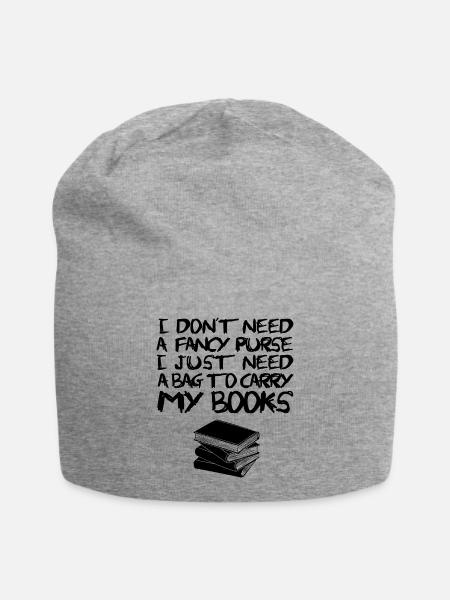 Bookbag - Jersey-Beanie - Grau meliert