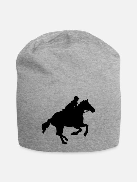 galopper - Jersey-Beanie - Grau meliert