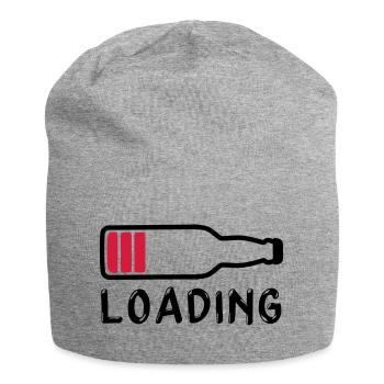 Laden Bier trinken - Laden - Jersey-Beanie - Grau meliert - Vorne