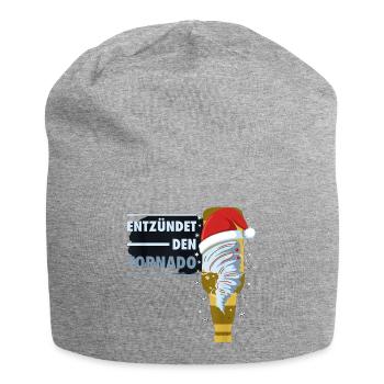 Entzündet Den Tornado Bier Exen Weihnachten Party - Jersey-Beanie - Grau meliert - Vorne