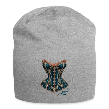 Burlesque - Jersey-Beanie - Grau meliert - Vorne