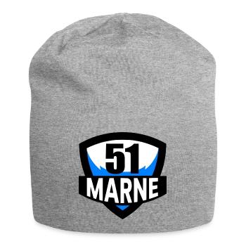 51 Marne - Jersey-Beanie - Grau meliert - Vorne