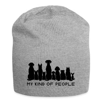 Meine Art von Leuten - Jersey-Beanie - Grau meliert - Vorne