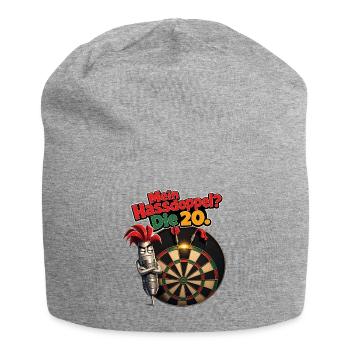 Mein Hassdoppel Die 20 - Jersey-Beanie - Grau meliert - Vorne