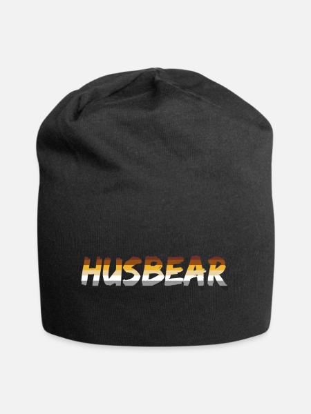 HUSBEAR GAY LGBT PRIDE Bear Community - Jersey-Beanie - Schwarz