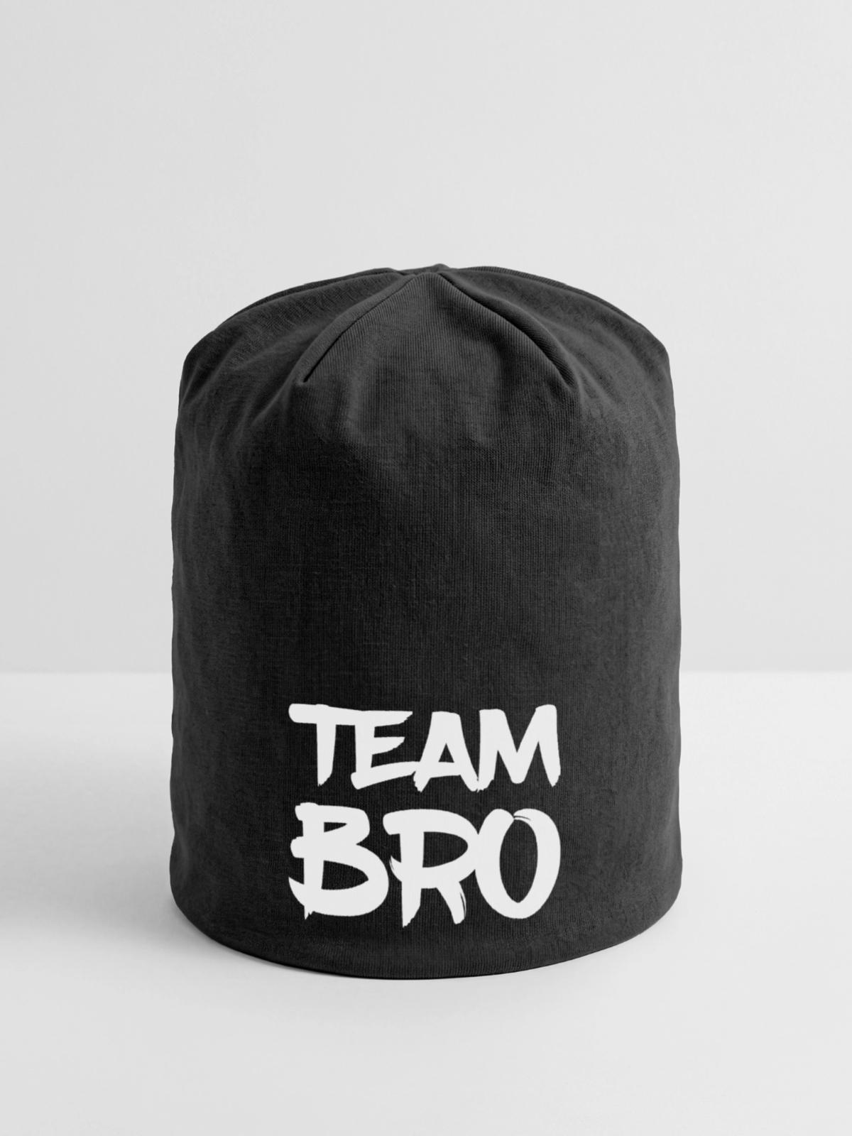 Team Bro - Jersey-Beanie - Schwarz - Vorne