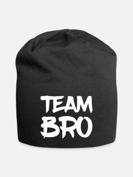 Team Bro - Jersey-Beanie - Schwarz