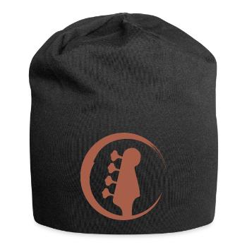 bass - Jersey-Beanie - Schwarz - Vorne