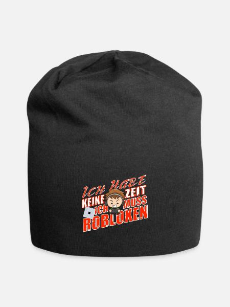 ICH HABE KEINE ZEIT ICH MUSS ROBLOXEN - Jersey-Beanie - Schwarz
