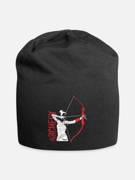 Spannender Bogenschütze Bogenparcours - Jersey-Beanie - Schwarz
