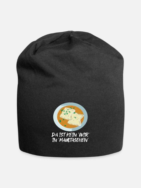 Saftige Maultasche Schwabenland - Jersey-Beanie - Schwarz