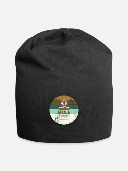 Maulwurf Maulwürfe Chemie - Jersey-Beanie - Schwarz