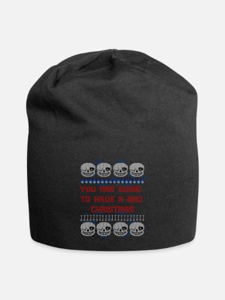 Vous allez avoir un mauvais pull de noël - Bonnet en jersey - noir