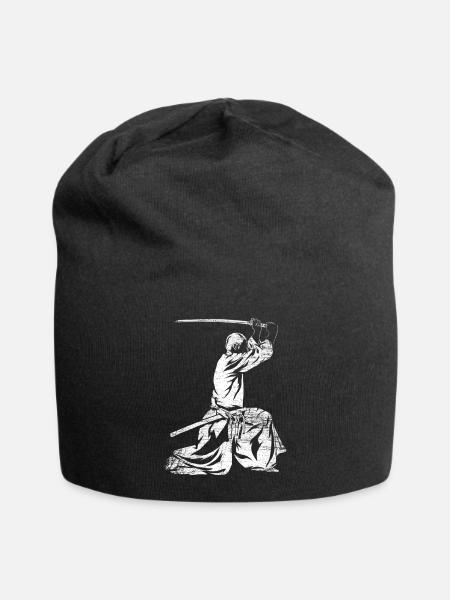 Traditioneller Kumdo Schwertkampf - Jersey-Beanie - Schwarz