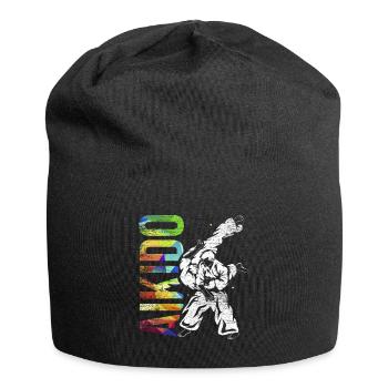 Harmonische Aikido Wurftechnik - Jersey-Beanie - Schwarz - Vorne