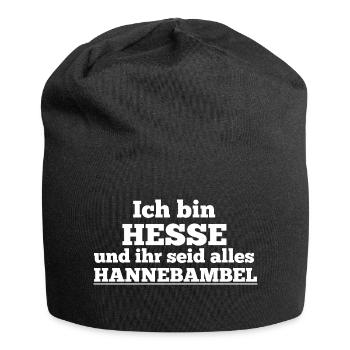 Ich bin Hesse! - Jersey-Beanie - Schwarz - Vorne
