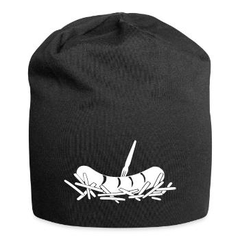French fries currywurst - Jersey Beanie - black - Front